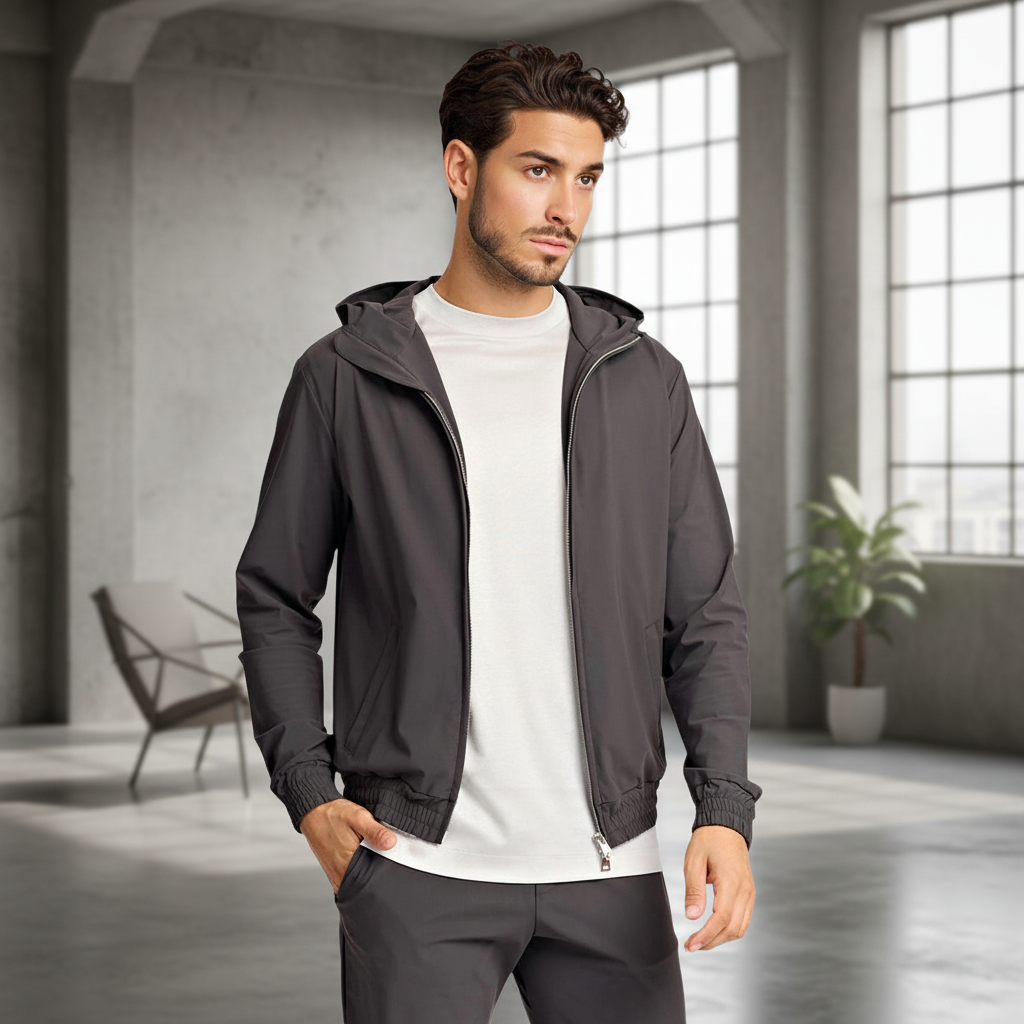 Realistische foto met urban achtergrond